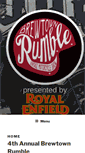 Mobile Screenshot of brewtownrumble.com