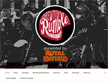 Tablet Screenshot of brewtownrumble.com